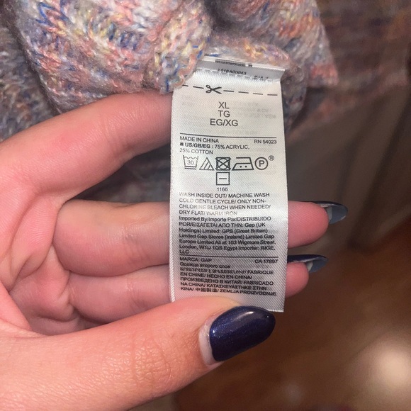 Gap Spacedye Multicolor Women's Sweater - Picture 5 of 5